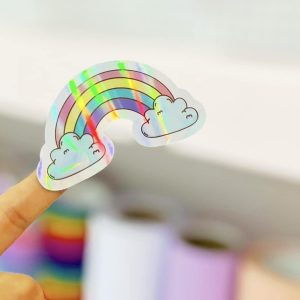 vinil imprimible Plata Holografico